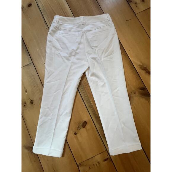 Chico's Women's So Slimming White Cropped Pants - Size 0 - Picture 2 of 8